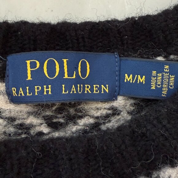 Polo Ralph Lauren Wool Nordic Moose Sweater - Picture 2 of 7